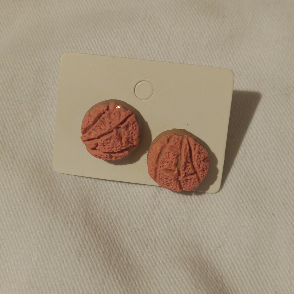 Pink Concha Earrings